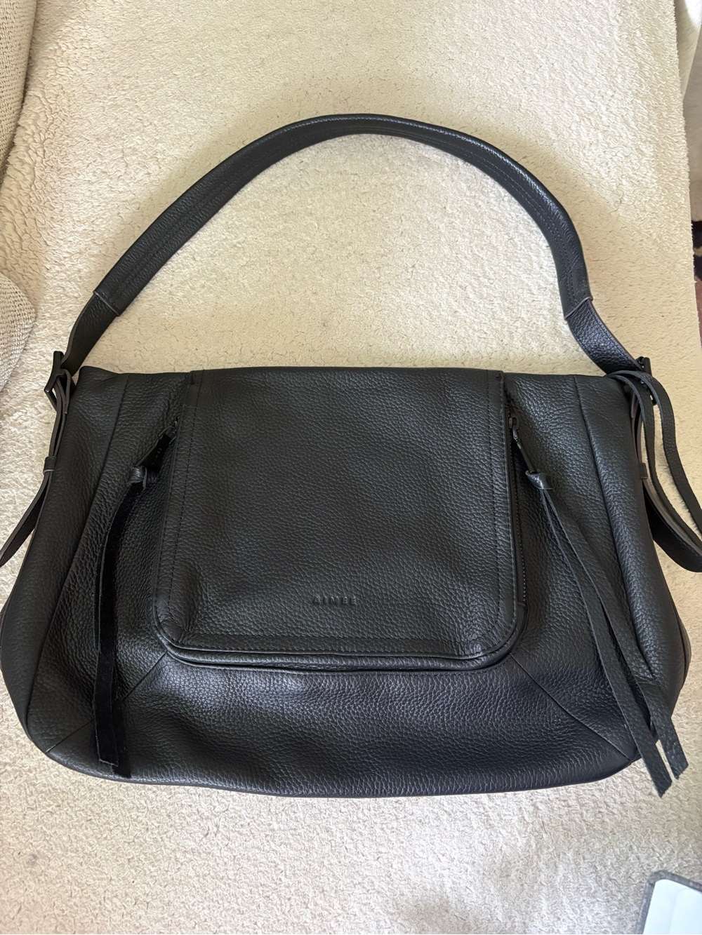 Aimee Kestenberg Black Leather Shoulder Bag - Women